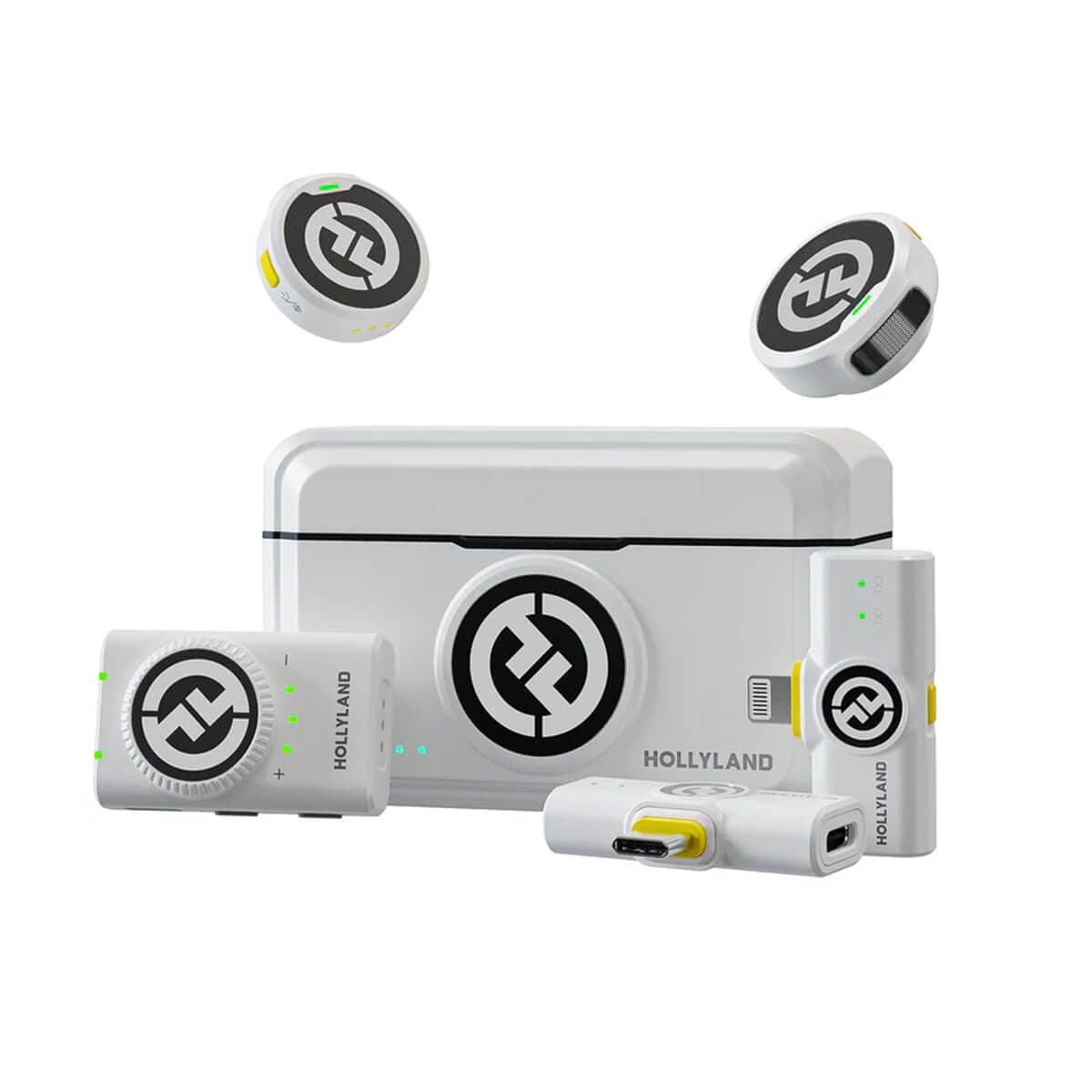 Hollyland Lark M2 Wireless Lavalier Microphone Combo - Ivory