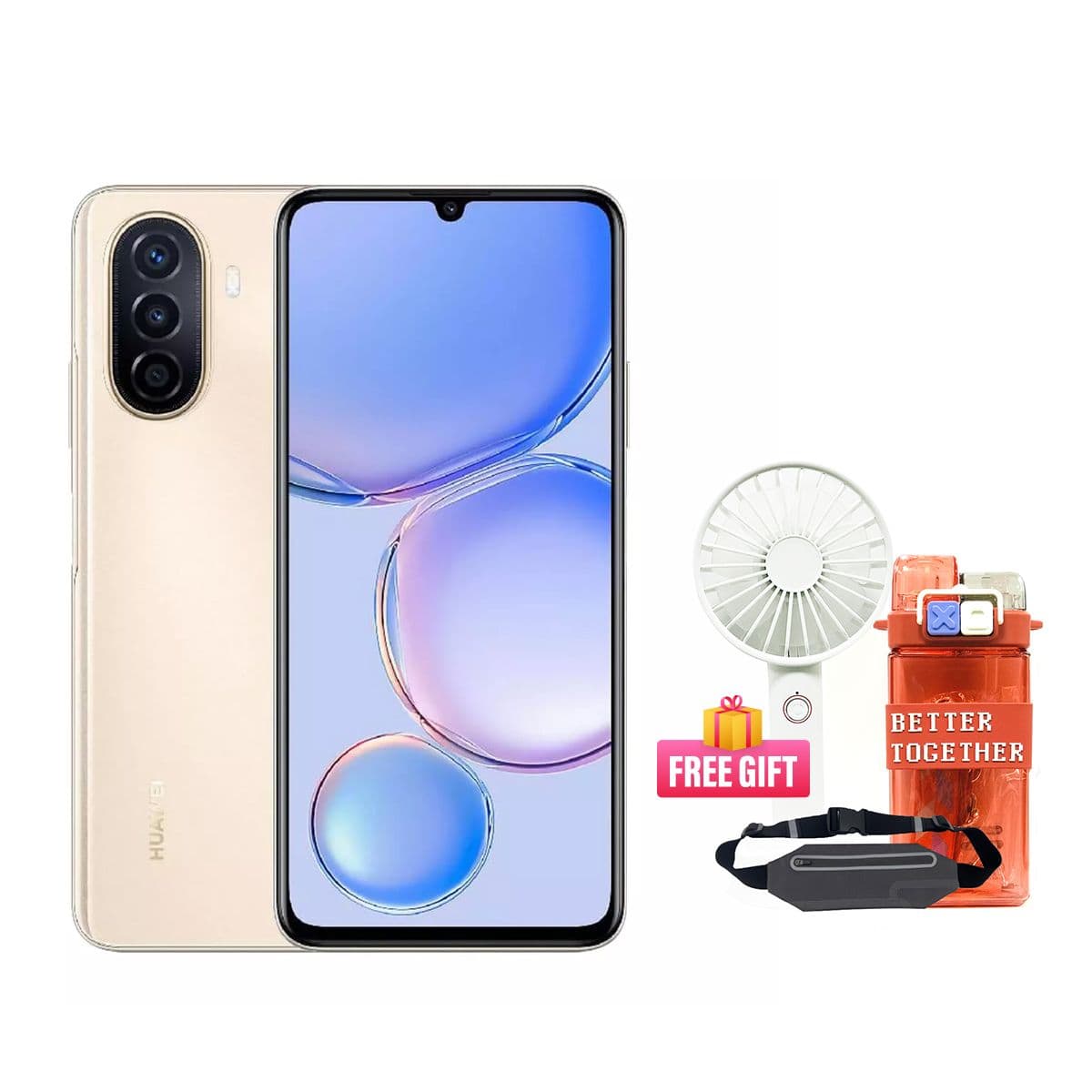 Huawei Nova Y71 (8GB RAM + 128GB Memory) - Gold with Free Gift