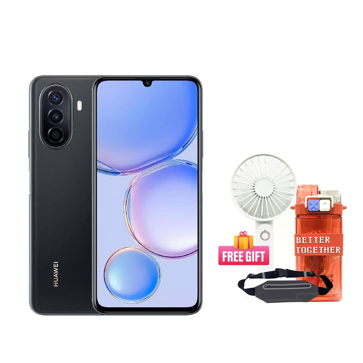 Huawei Nova Y71 (8GB RAM + 128GB Memory) - Black with Free Gift