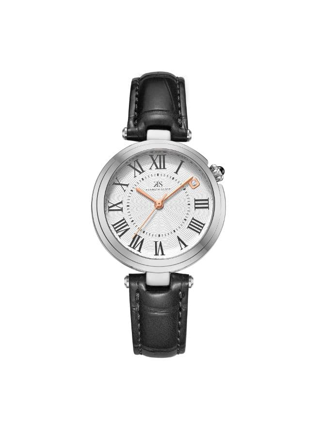 Kenneth Scott Women's Analog White Dial Watch - K24510-SLBW
