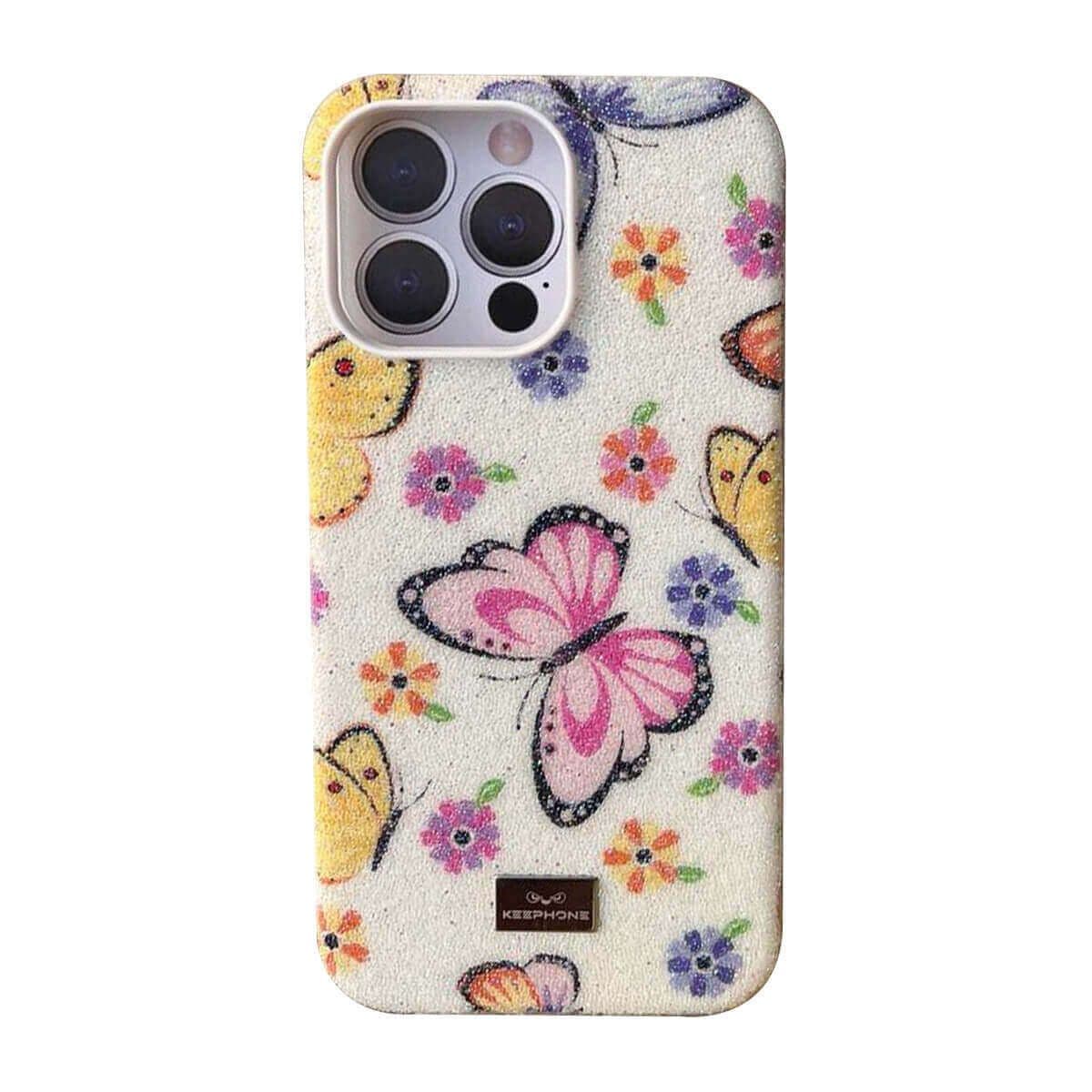 Keephone Sand Butterfly Series Case for iPhone 14 Pro Max