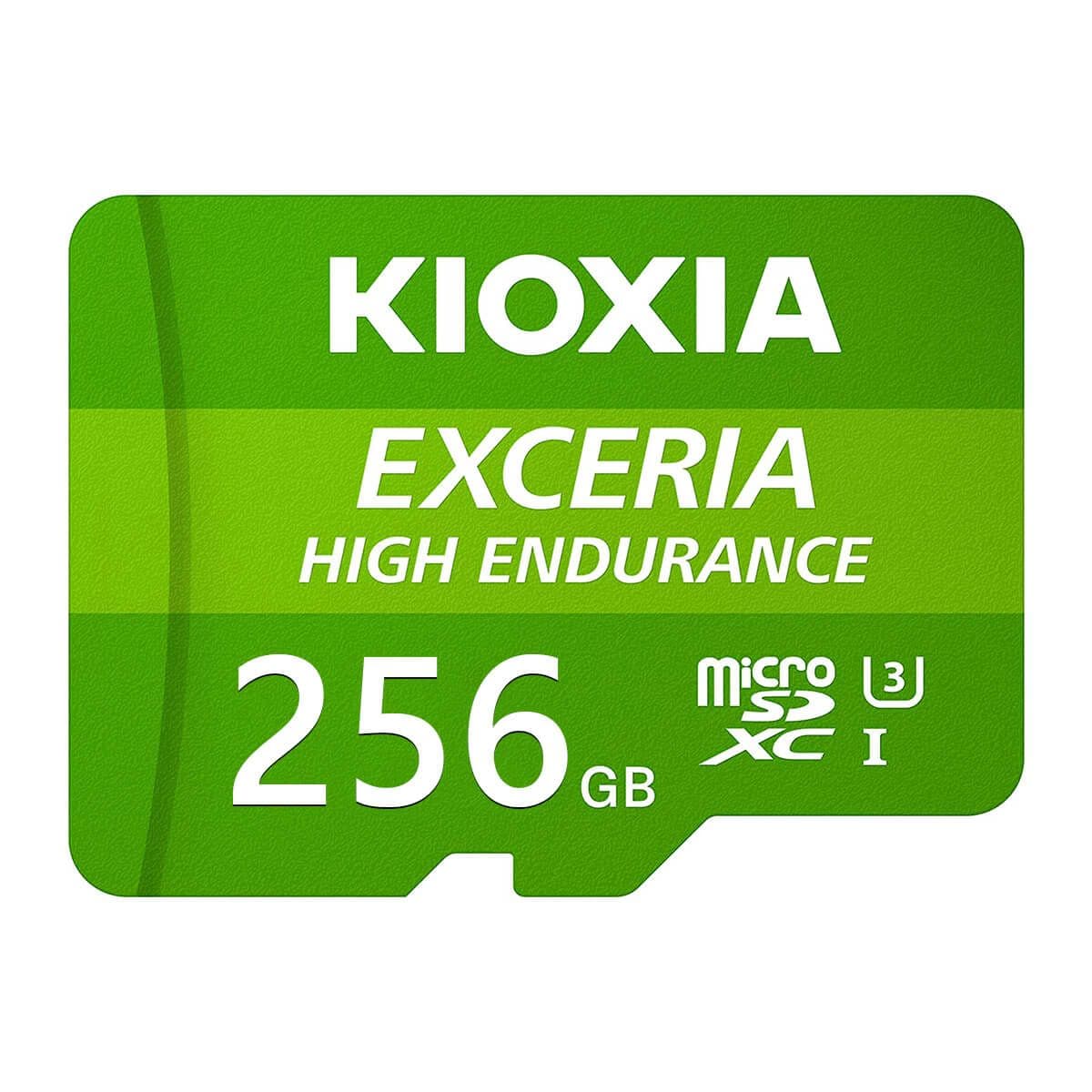 Kioxia Exceria High Endurance MicroSDXC UHS-I Memory Card 256GB with Adapter