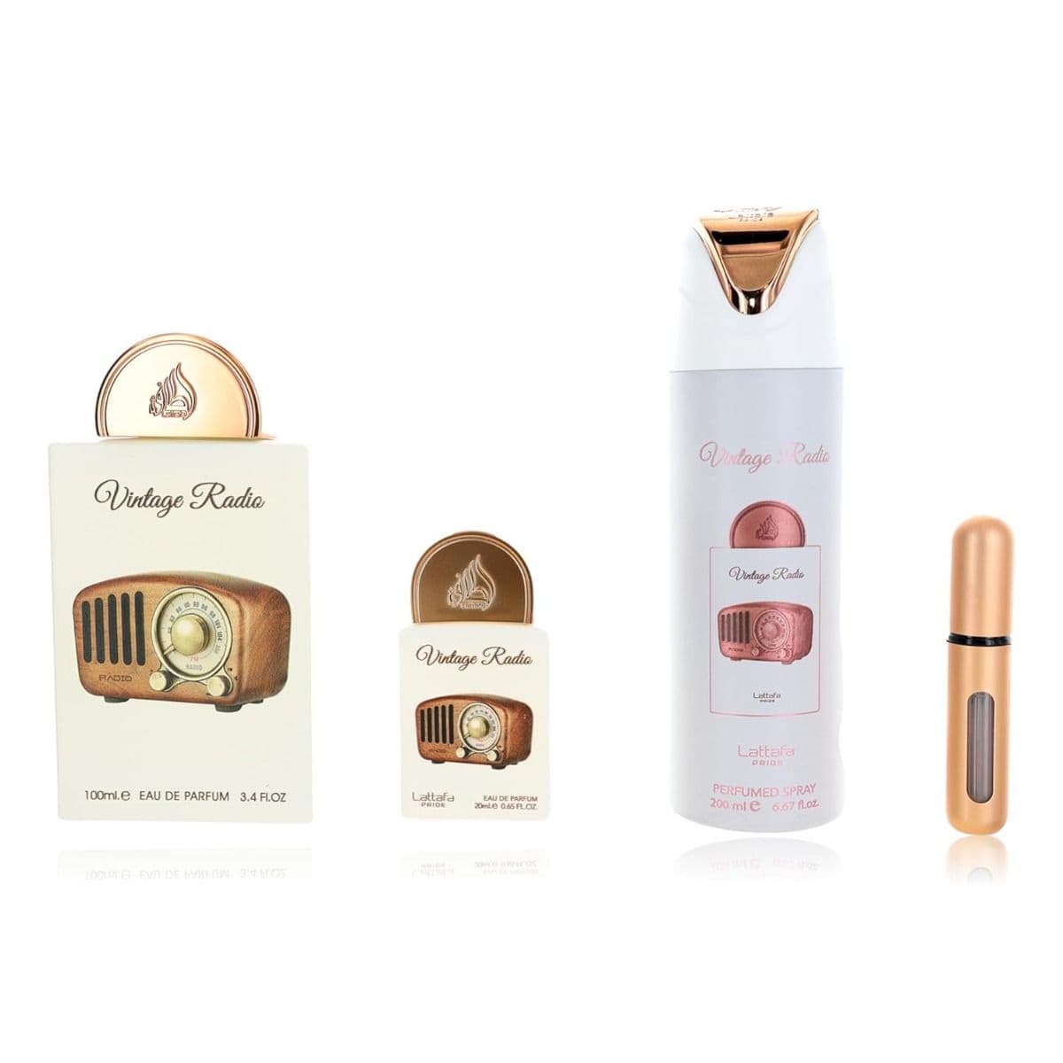 Lattafa Pride Vintage Radio - Gift Set