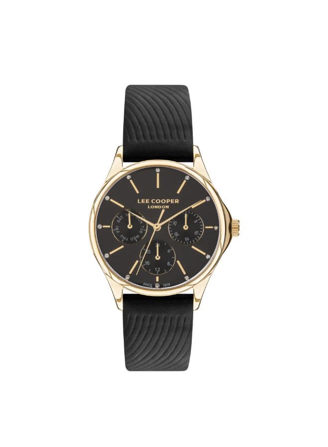 Lee Cooper Women's Watch, Multi Function Display and Leather Strap - LC07451.151