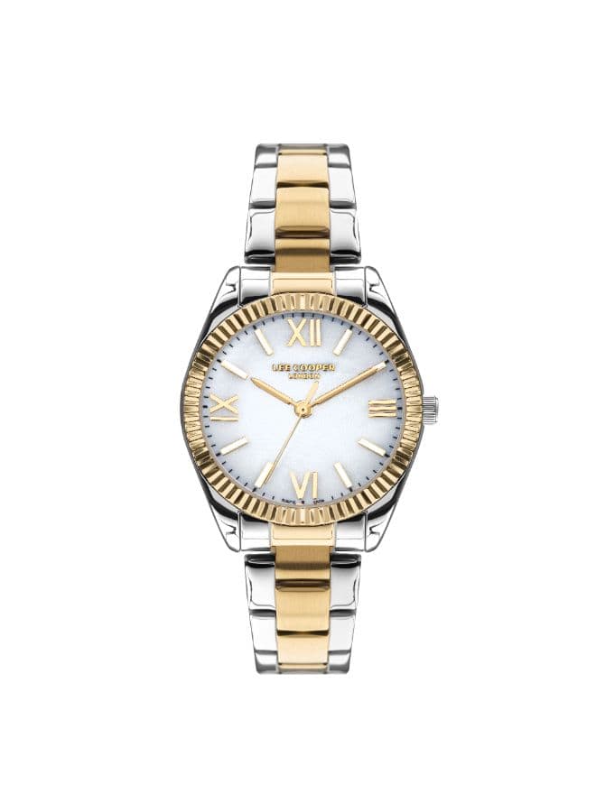 Lee Cooper Women's Analog White Dial Watch - LC07459.220