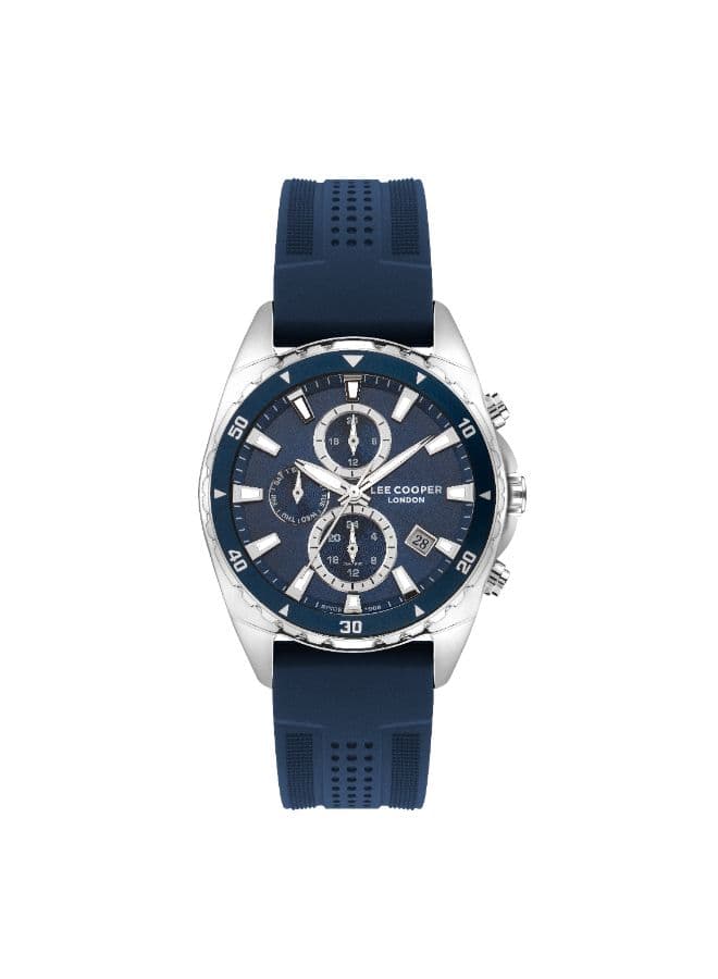 Lee Cooper Men's Watch, Multi Function Display and Silicone Strap - LC07527.399