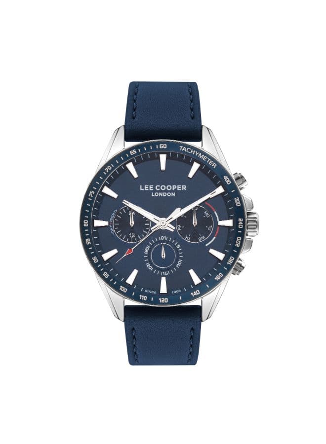 Lee Cooper Men's Watch, Multi Function Display and Leather Strap - LC07598.399