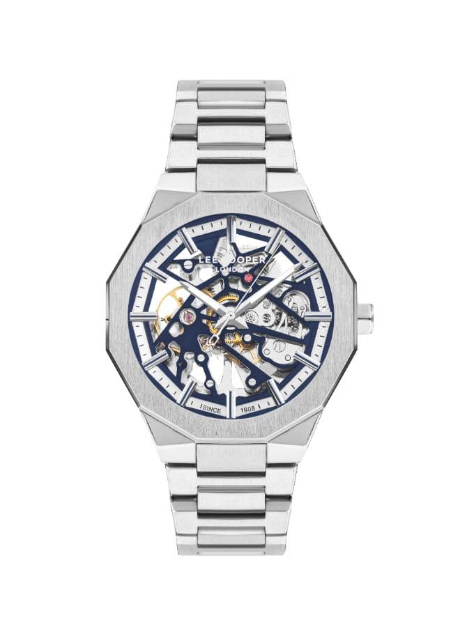 Lee Cooper Men's Watch, Automatic Display and Metal Strap - LC07906.390