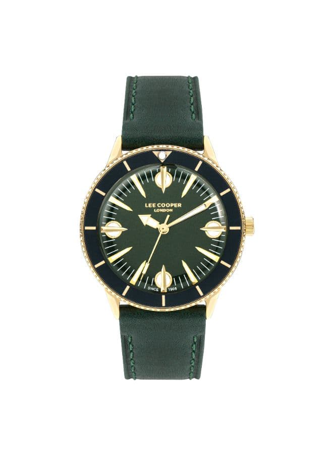 Lee Cooper Men's Watch, Analog Display and Leather Strap - LC07933.499