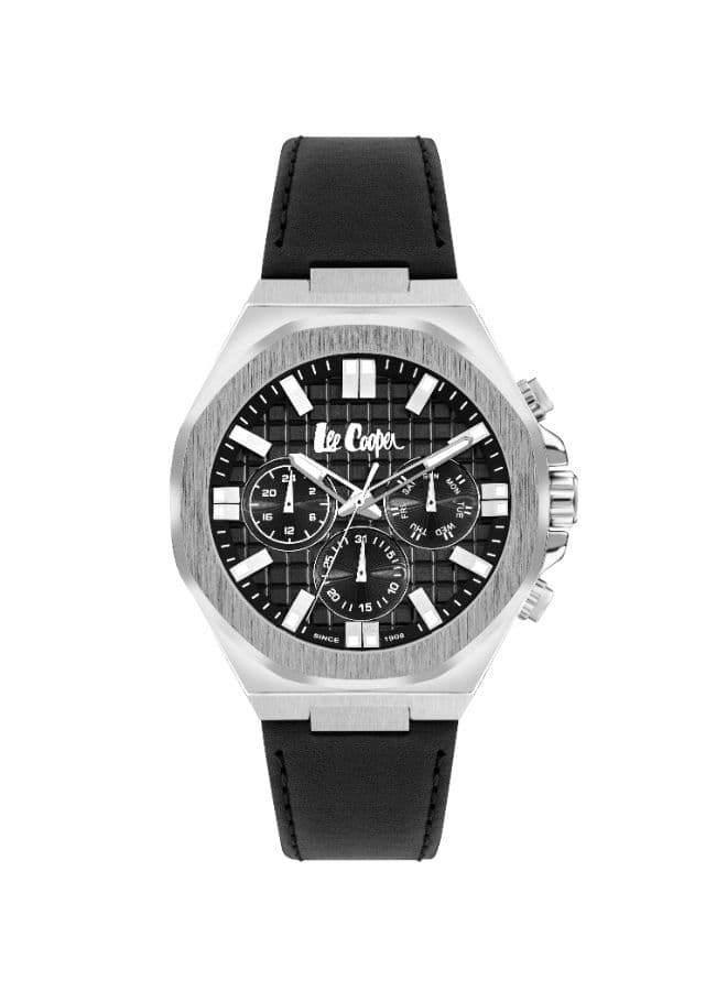 Lee Cooper Men's Watch, Multi Function Display and Leather Strap - LC07983.351