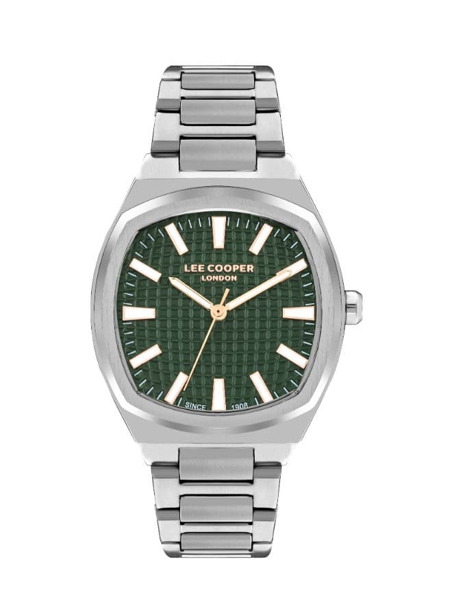 Lee Cooper Men's Watch, Analog, Metal Strap, 42mm, LC07984.390