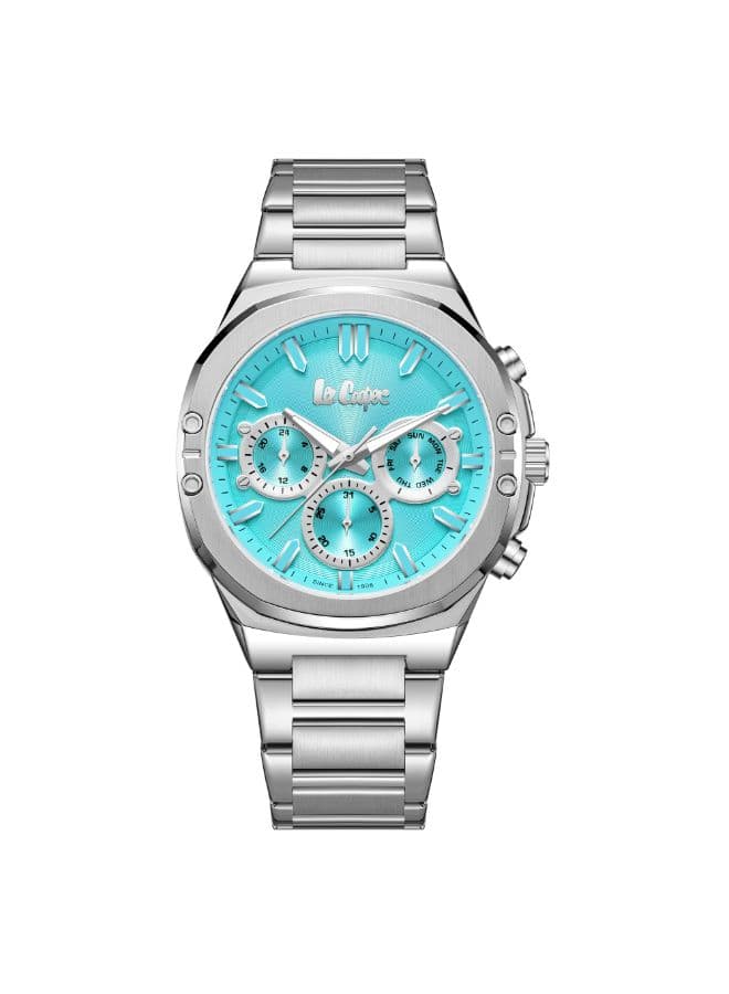 Lee Cooper Men's Watch, Multi Function Display and Metal Strap - LC07991.300
