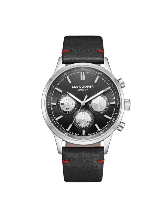 Lee Cooper Men's Watch, Multi Function Display and Leather Strap - LC08001.688