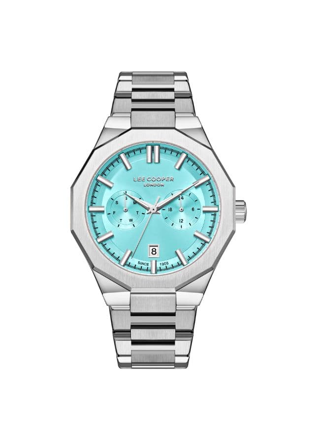 Lee Cooper Men's Watch, Multi Function Display and Metal Strap - LC08018.300