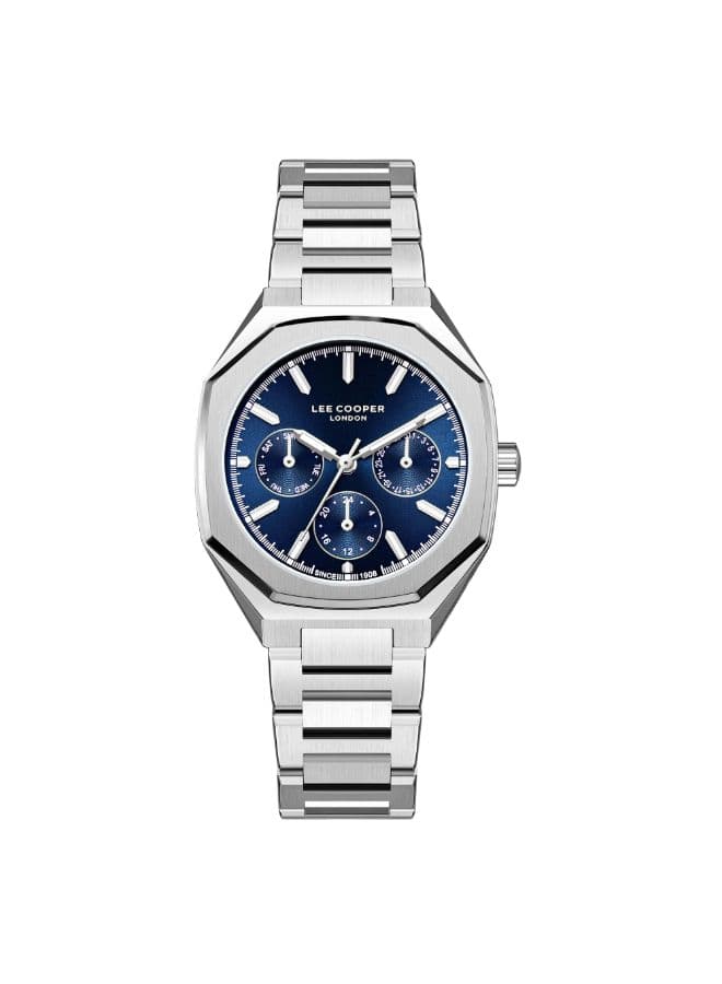 Lee Cooper Women's Watch, Multi Function Display and Metal Strap - LC08046.390