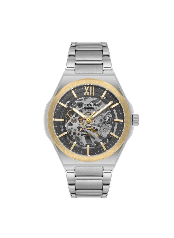Lee Cooper Men's Watch, Automatic Display and Metal Strap - LC08051.260
