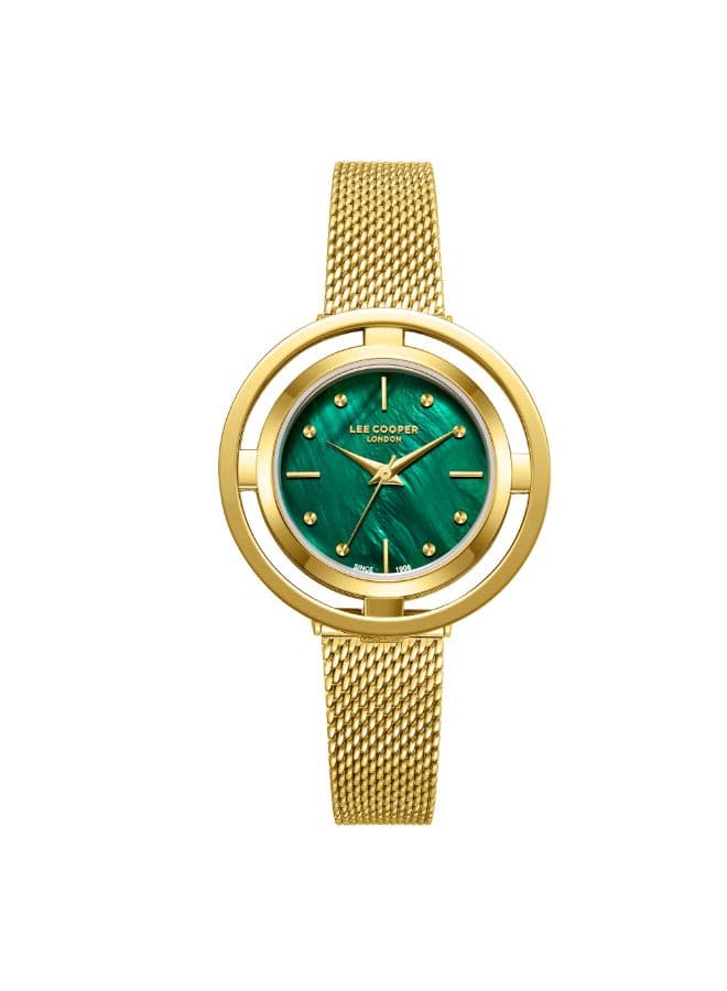 Lee Cooper Women's Watch, Analog Display and Mesh Strap - LC08052.170