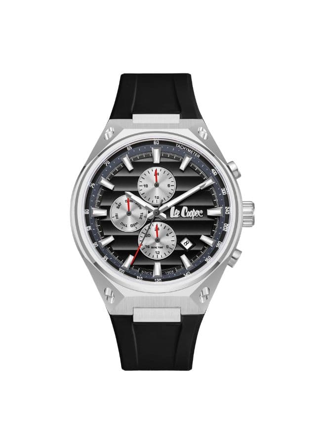 Lee Cooper Men's Watch, Multi Function Display and Leather Strap - LC08063.351