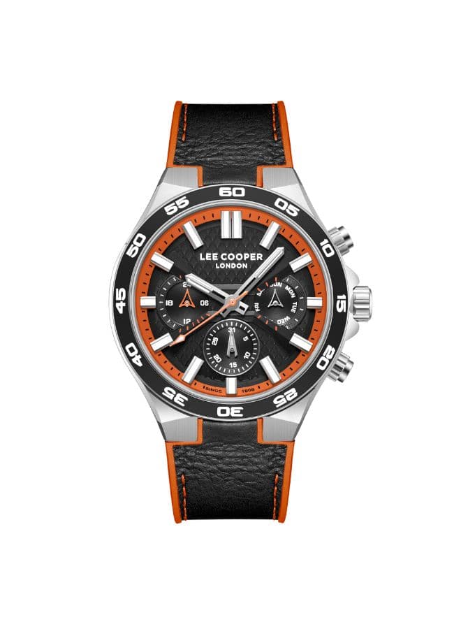 Lee Cooper Men's Watch, Multi Function Display and Leather Strap - LC08066.351