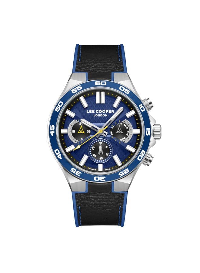 Lee Cooper Men's Watch, Multi Function Display and Leather Strap - LC08066.399