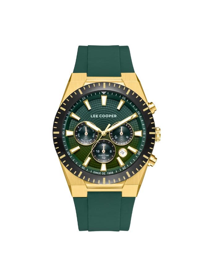 Lee Cooper Men's Watch, Multi Function Display and Silicone Strap - LC08088.177