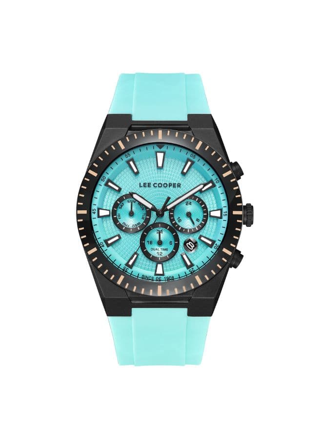 Lee Cooper Men's Watch, Multi Function Display and Silicone Strap - LC08088.699