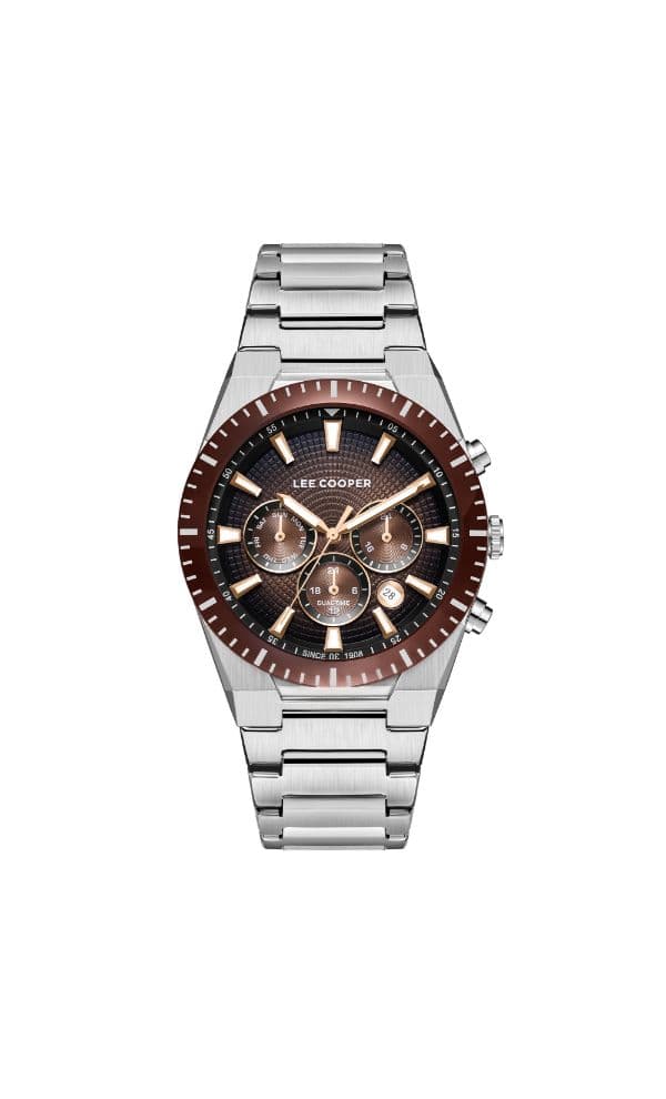 Lee Cooper Men's Watch, Multi Function Display and Metal Strap - LC08100.340
