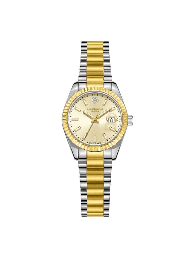Lee Cooper Women's Watch, Analog Display and Metal Strap - LC08126.210