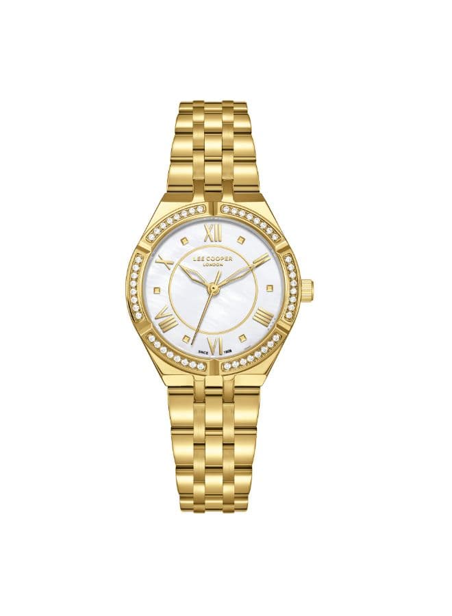 Lee Cooper Women's Watch, Analog Display and Metal Strap - LC08132.120