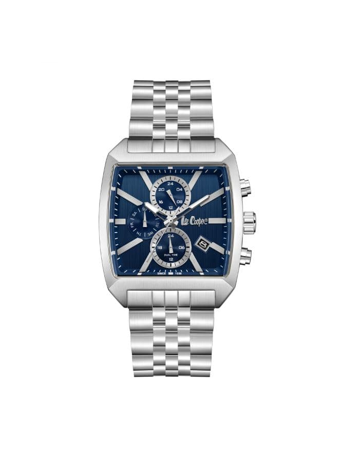 Lee Cooper Men's Watch, Multi Function Display and Metal Strap - LC08139.390
