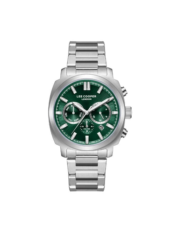 Lee Cooper Men's Watch, Multi Function Display and Metal Strap - LC08144.370
