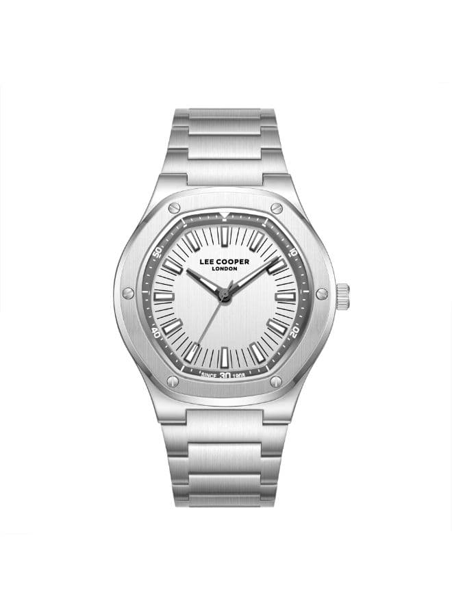 Lee Cooper Men's Watch, Analog Display and Metal Strap - LC08145.330