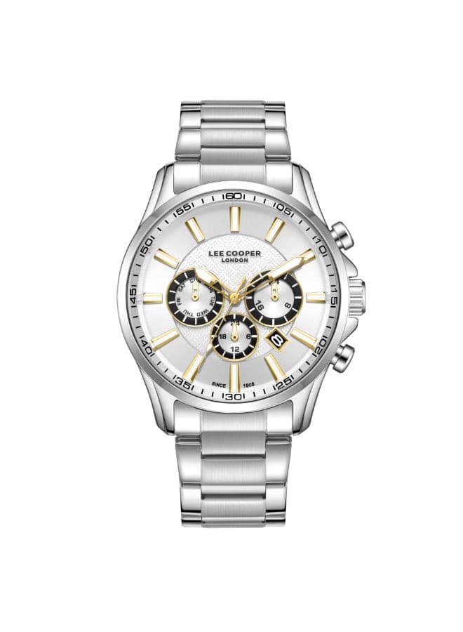 Lee Cooper Men's Watch, Multi Function Display and Metal Strap - LC08149.330