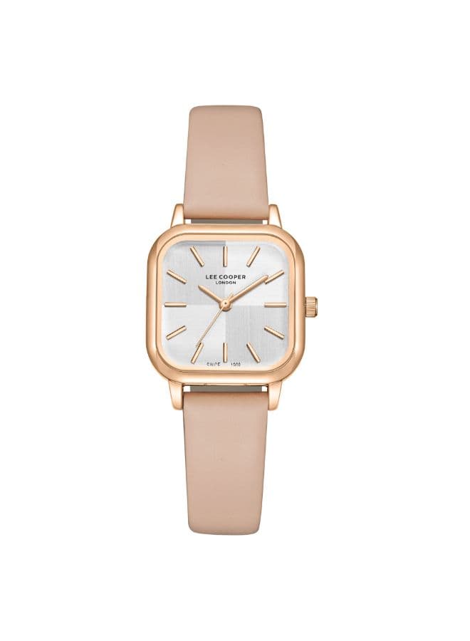 Lee Cooper Women's Watch, Analog Display and Leather Strap - LC08152.438
