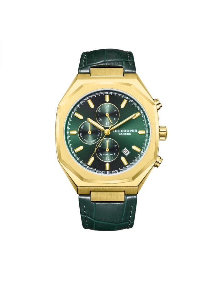 Lee Cooper Men's Watch, Multi Function Display and Leather Strap - LC08168.175