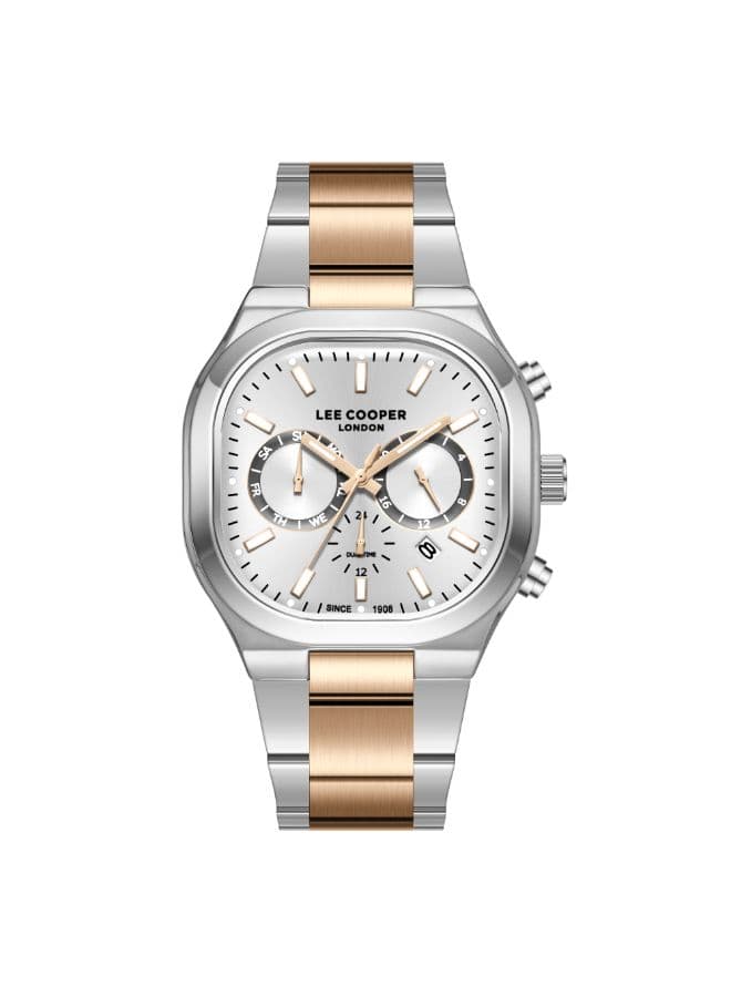 Lee Cooper Men's Watch, Multi Function Display and Metal Strap - LC08169.160
