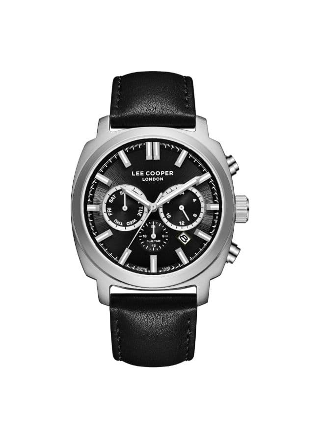 Lee Cooper Men's Watch, Multi Function Display and Leather Strap - LC08172.351