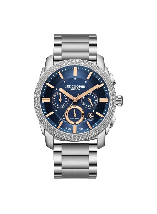 Lee Cooper Men's Watch, Multi Function Display and Metal Strap - LC08177.390