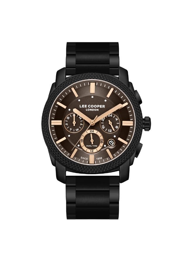 Lee Cooper Men's Watch, Multi Function Display and Metal Strap - LC08177.650