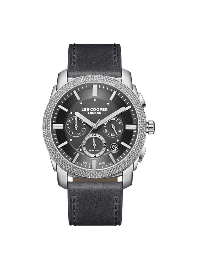 Lee Cooper Men's Watch, Multi Function Display and Leather Strap - LC08178.399