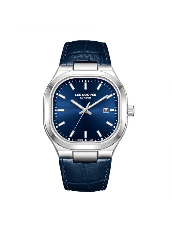 Lee Cooper Men's Watch, Analog Display and Leather Strap - LC08179.399