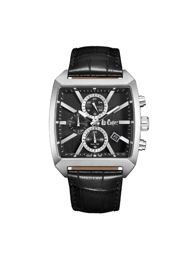 Lee Cooper Men's Watch, Multi Function Display and Leather Strap - LC08180.351