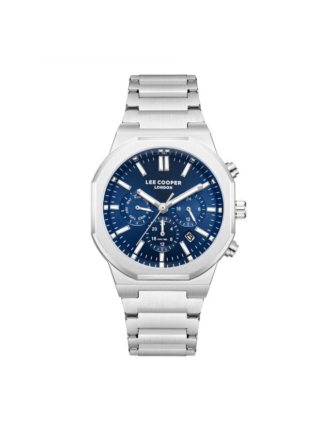 Lee Cooper Men's Multi Function Dark Blue Dial Watch - LC08263.390