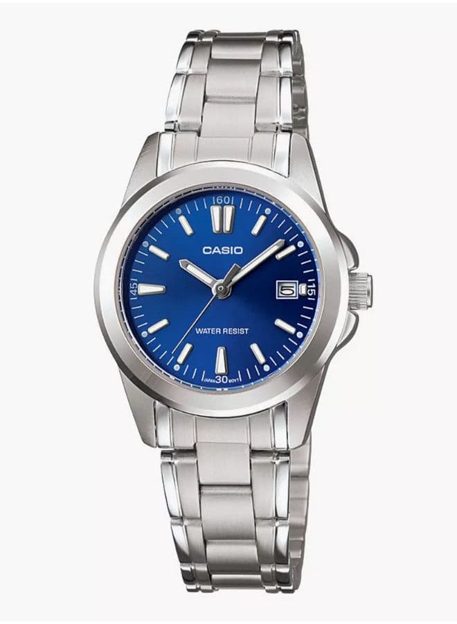 Casio Women's Watch, Analog Display and Stainless Steel Strap - LTP-1215A-2A2