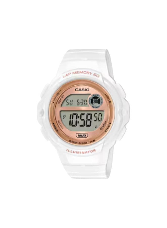 Casio Women's Watch, Digital Display and Resin Strap - LWS-1200H-7A2VDF