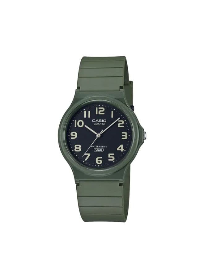 Casio Unisex Watch, Analog Display and Resin Strap - MQ-24UC-3BDF