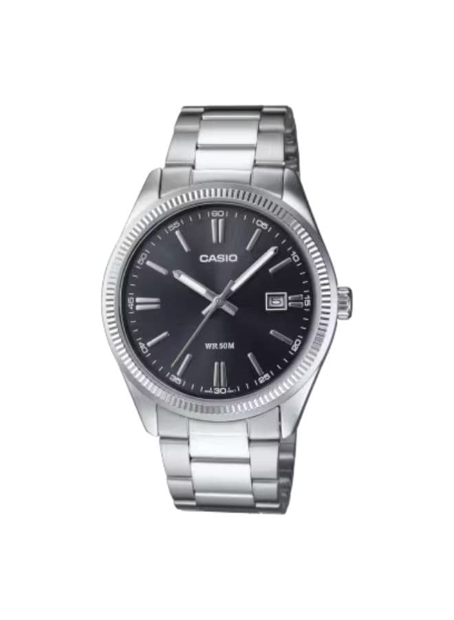 Casio Men's Watch, Analog Display and Stainless Steel Strap - MTP-1302D-1A1