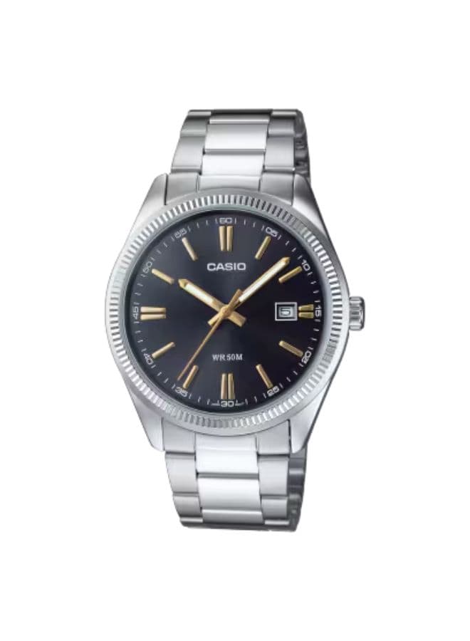 Casio Men's Watch, Analog Display and Stainless Steel Strap - MTP-1302D-1A2VDF