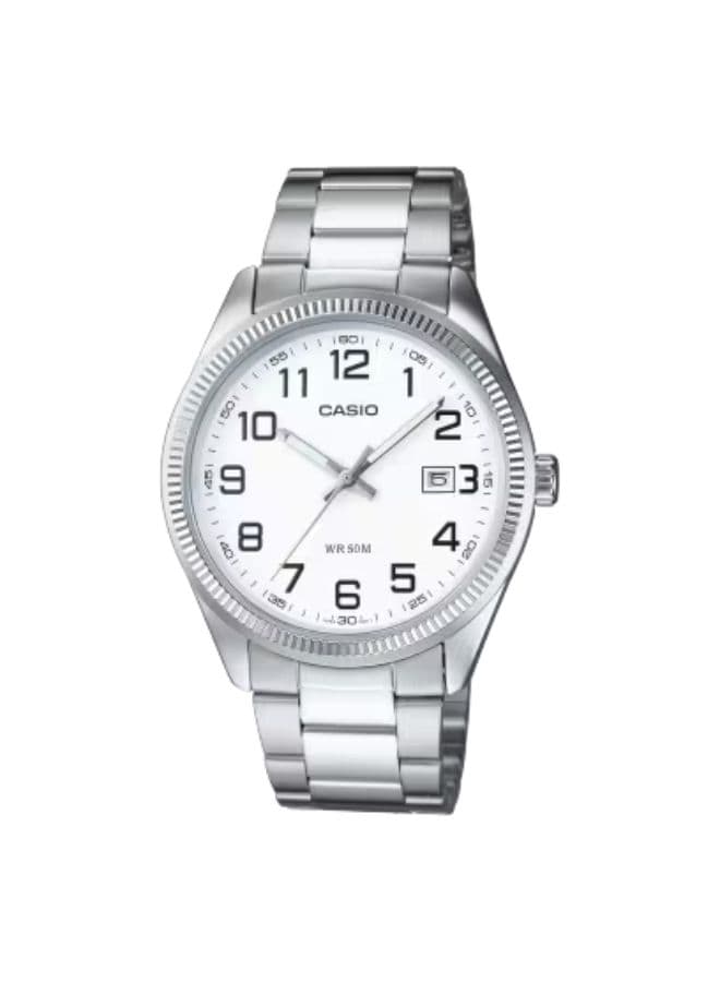 Casio Men's Watch, Analog Display and Stainless Steel Strap - MTP-1302D-7B