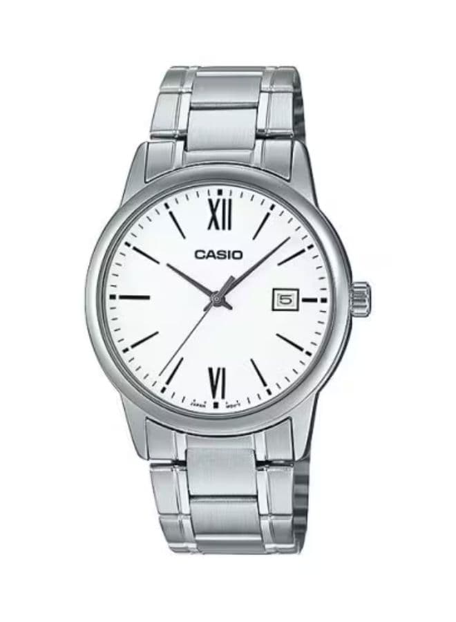 Casio Men's Watch, Analog Display and Stainless Steel Strap - MTP-V002D-7B3UDF